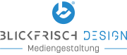 Logo von BLICKFRISCH DESIGN ein Partner für Print- und Webdesign